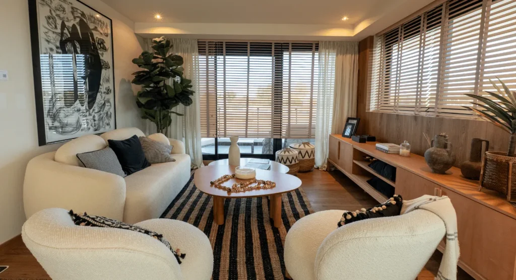 ambiente moderno con horizontales de madera experiencialivingpng optimized